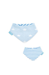 Nessiworld Newborn Scarf Bib 515 Blue